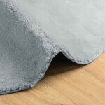 vidaXL Tapis HUARTE Gris 230 x 160 cm 100  Polyester