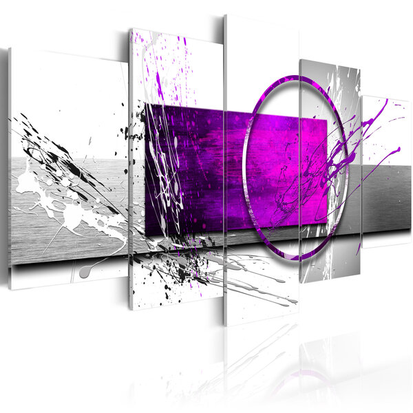 Tableau - purple expression l x h en cm 100x50