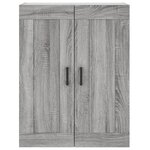 vidaXL Armoire murale sonoma gris 69 5x34x90 cm bois d'ingénierie