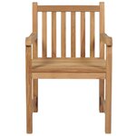 Vidaxl chaises de jardin 2 pièces avec coussins bleu clair bois de teck