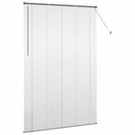 vidaXL Store de Fenêtre avec des rideaux Manuel Gris foncé Aluminium