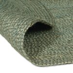 vidaXL Tapis de surface Vert olive 152 x 245 cm Jute