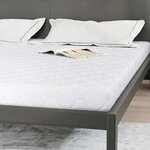 vidaXL Matelas avec Couche de Coco Blanc 200 x 200 cm Mousse PU