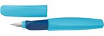 Stylo Plume ergonomiqueTwist P457 Plume Acier Moyenne Bleu / Bleu PELIKAN