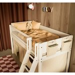 Flexa DAWN Poches de rangement pour lit Motif rayures