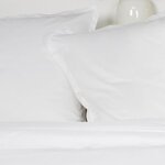 TODAY Gabriel Parure de lit - Coton - 2 personnes - 220 x 240 cm - Uni Blanc