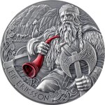 Pièce de monnaie en Argent 2000 Francs g 62.2 (2 oz) Millésime 2025 LEIF ERIKSSON