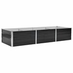 vidaXL Lit surélevé de jardin Anthracite 240x80x45 cm Acier galvanisé