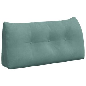 vidaXL Coussin de Dos Vert Mer 100 x 24 x 50 cm Velours