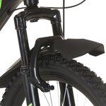 vidaXL Vélo de montagne 21 vitesses Roues de 26 pouces 46 cm Noir