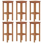vidaXL Ensemble de bar de jardin 7 Pièces bois d'acacia solide