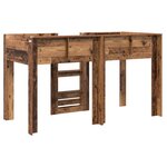 vidaXL Lit Superposé pour Enfants Bois ancien 75 x 190 cm