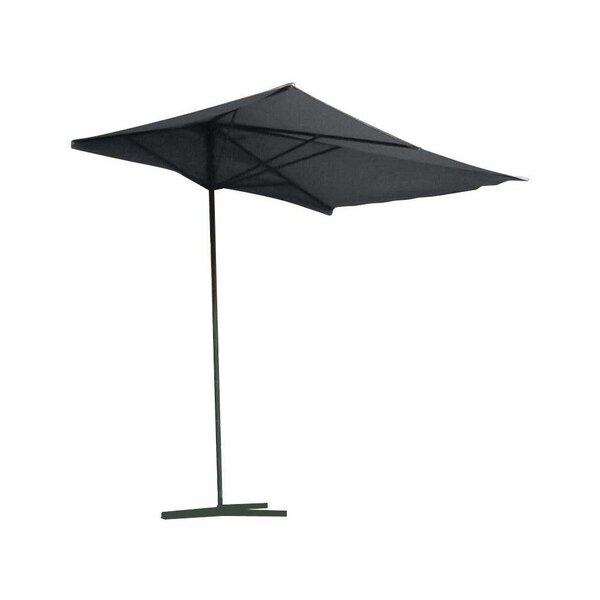 Parasol balcon noir pied en t