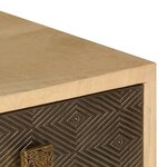 vidaXL Meuble TV 120x30x40 cm Bois massif de manguier