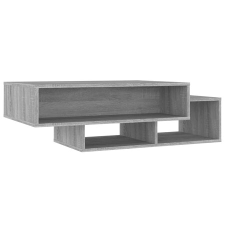 vidaXL Table basse Sonoma gris 105x55x32 cm Bois d'ingénierie