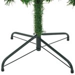 vidaXL Arbre de Noël artificiel pré-éclairé/boules pommes de pin 210cm