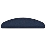 vidaXL Tapis autoadhésifs de marches 5 Pièces Bleu 65x21x4 cm Aiguilleté