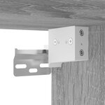 vidaXL Ensemble de meubles TV 2 Pièces Sonoma gris Bois d'ingénierie