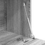 vidaXL Bureau Gris Sonoma 71.5 x 31.5 x 106.5 cm Bois d'ingénierie