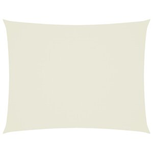 vidaXL Voile de parasol tissu oxford rectangulaire 3x4 m crème