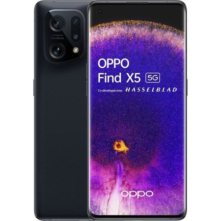Oppo find x5 cph2307 16 6 cm (6.55") double sim android 12 5g usb type-c 8 go 256 go 4800 mah noir