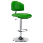 vidaXL Tabouret de bar Vert Similicuir