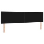 vidaXL Tête de lit avec des lumières à LED Gris 180 cm Velours