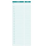 Carnet à spirale Manifold 5380E, 125 feuilles, 297 x 140 mm