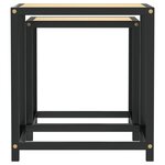 vidaXL Tables à thé 2 Pièces MDF Chêne sonoma