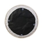 Pouf jonc de mer blue lagoon