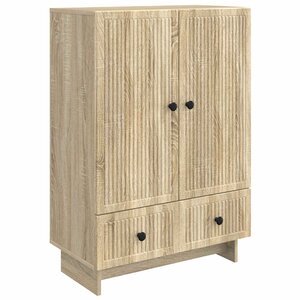 vidaXL Buffet Chêne Sonoma 66 x 34 5 x 95 cm Bois d’ingénierie