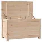 vidaXL Boîte de rangement 80x40x45 5 cm Bois massif de pin