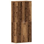 vidaXL Cabinet à Chaussures Bois Ancien 80x39x180 cm Bois d'Ingénierie