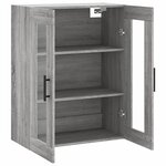vidaXL Armoire murale sonoma gris 69 5x34x90 cm