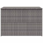 vidaXL Boîte de rangement de jardin gris 150x100x100 cm résine tressée