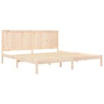 vidaXL Cadre de lit sans matelas 200x200 cm bois massif de pin