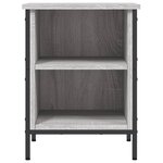 vidaXL Armoire à chaussures sonoma gris 38x35x50 cm bois d'ingénierie