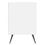 vidaXL Meuble TV blanc 150x30x44 5 cm bois d'ingénierie
