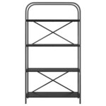 vidaXL Étagère Chêne noir 80 x 30 x 146 cm Bois d'ingénierie