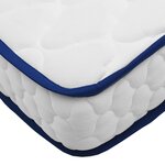 vidaXL Matelas en mousse à mémoire de forme 200 x 140 x 17 cm doux