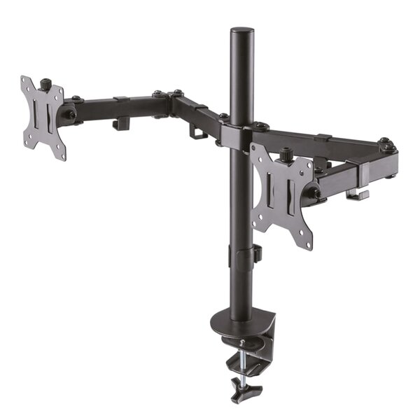 Newstar support de bureau réglable de 2 moniteurs 10"-32" 4-46 cm noir