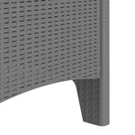 vidaXL Chaise de jardin 2 Pièces Gris clair 53 x 49 x 85 cm Polypropylène