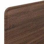 vidaXL Tête de lit Chêne brun 90 cm Bois d'ingénierie