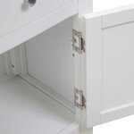 vidaXL Buffet 90x33 5x83 cm Bois de chêne massif