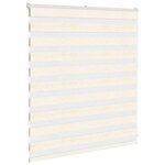vidaXL Store zèbre beige marbré largeur du tissu 120 9 cm polyester