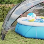 vidaXL Dôme de piscine Transparent 546 x 516 x 250 cm PVC