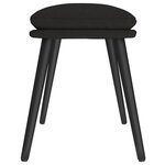 vidaXL Repose-pied Noir 45x29 5x35 cm Tissu