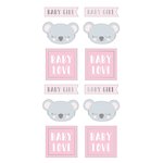 Stickers puffies - Koala baby girl