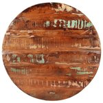 vidaXL Dessus de table Ø 90x2 5 cm rond bois massif de récupération