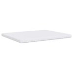 vidaXL Matelas en mousse blanc 200x210 cm 7 zones dureté 20 ILD